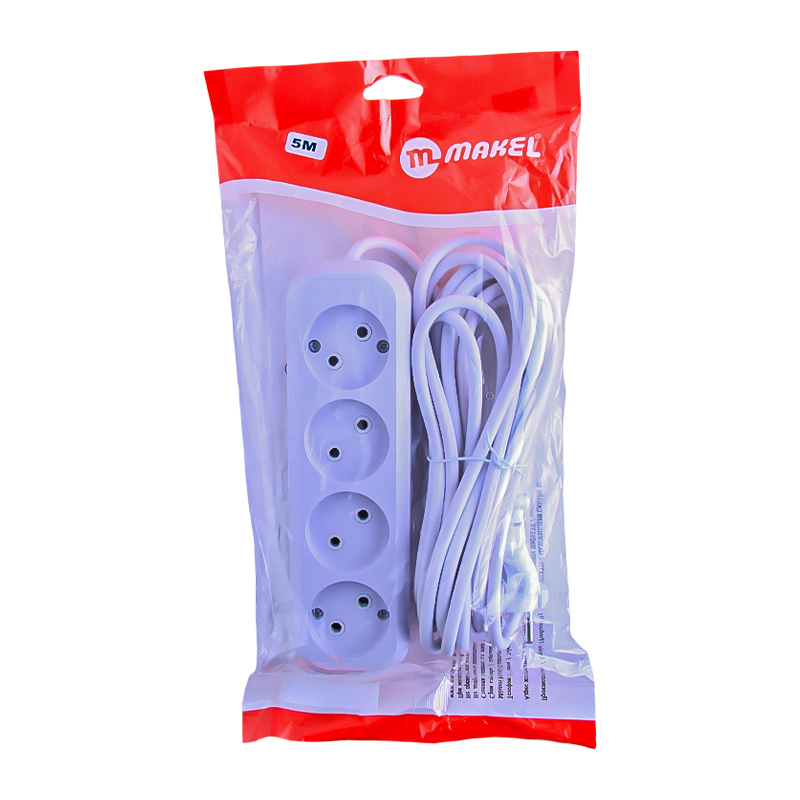 Երկարացման լար Makel AG231-27-25 5մ 4 տեղանոց