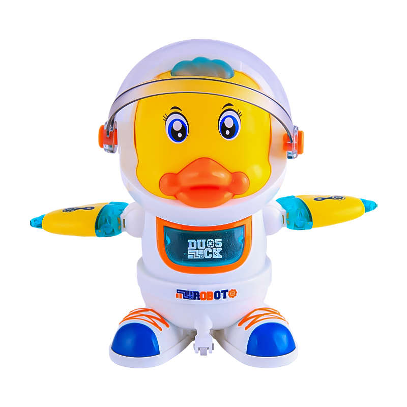 Երաժշտական խաղալիք ռոբոտ բադիկ Space Duck ZR156-4 լույսով/երաժշտությունով 3+