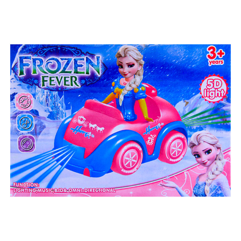Խաղալիք մեքենա տիկնիկով Frozen Fever NR617-63 լույսով/երաժշտությունով 3+ 2