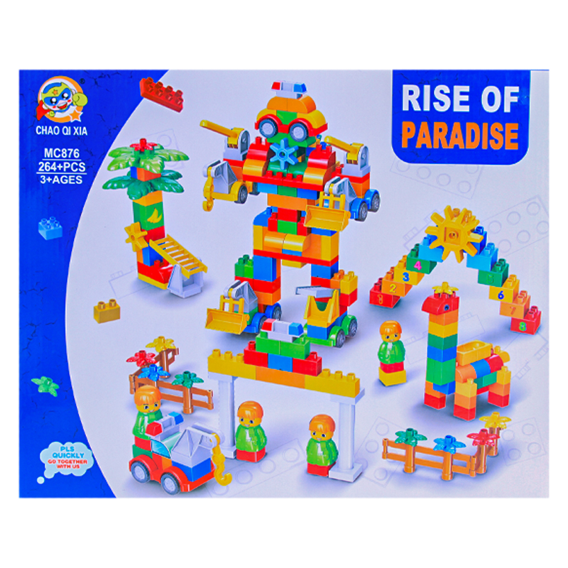 Խաղ պլաստմասե կոնստրուկտոր Rise of Paradise MC876 ռոբոտ սարքելու համար 264 կտոր 3+
