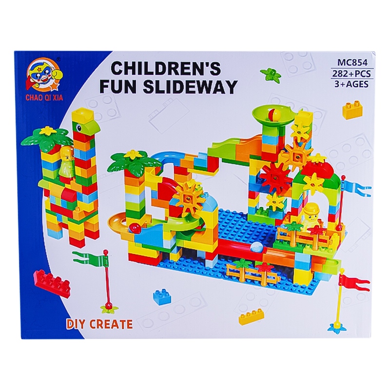 Խաղ պլաստմասե կոնստրուկտոր Childrens Fun MC854 կառուցողական աշխատանքների համար 282 կտոր 3+