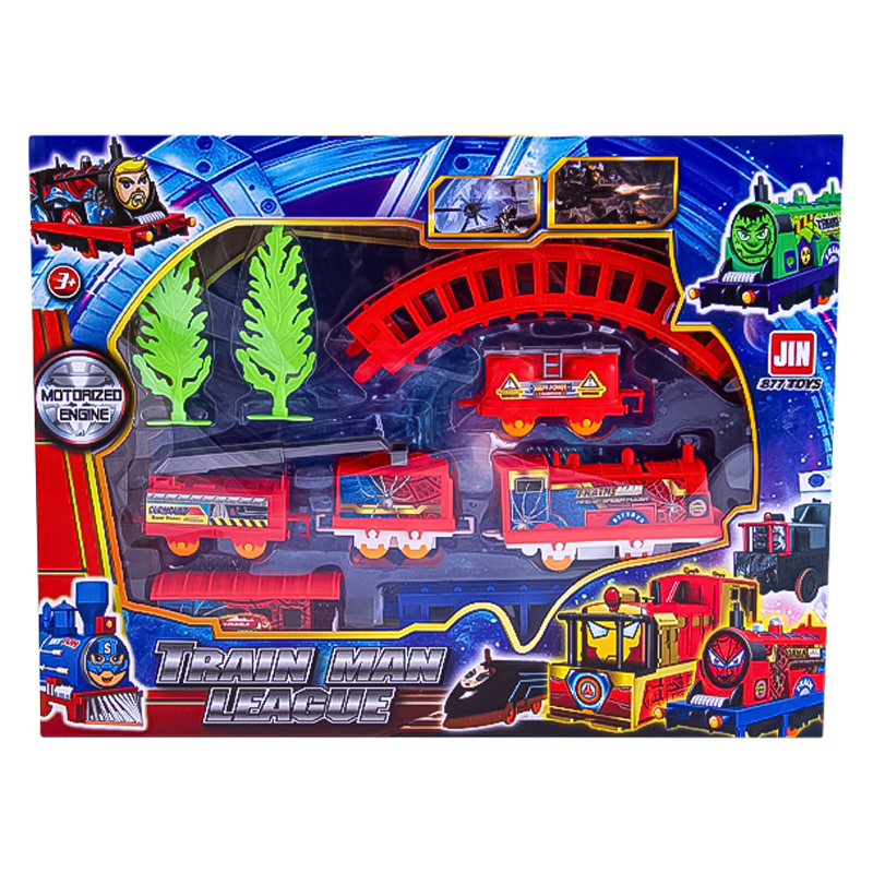 Խաղալիք գնացք Train Man League 877-66CF պլաստմասսա 3+