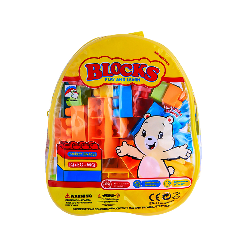 Խաղ պլաստմասե կոնստրուկտոր Blocks Play and Learn 552-53 շինարարության համար 3+