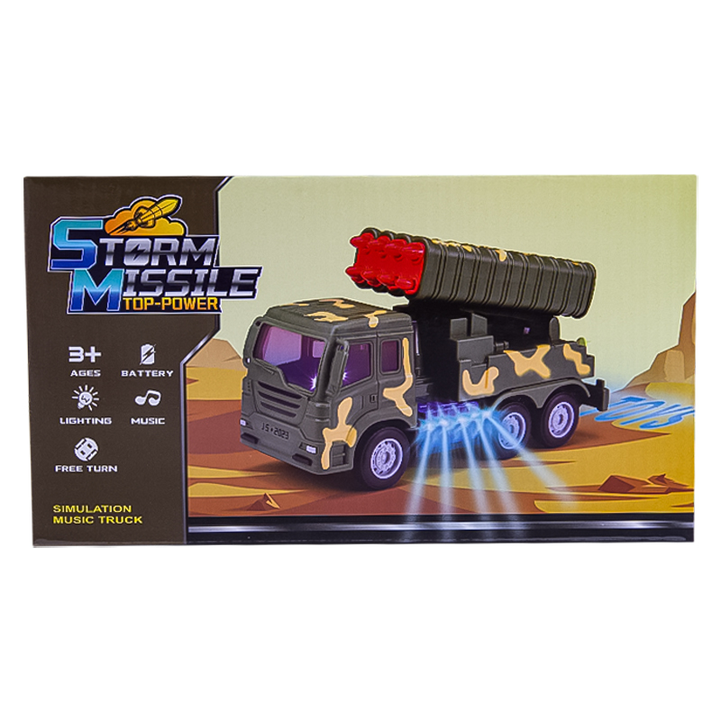 Խաղալիք ռազմական մեքենա գրադ Storm Missile 107-5 3+ 2