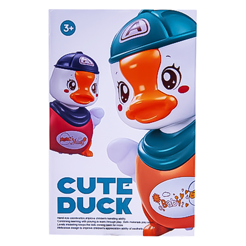 Երաժշտական խաղալիք բադիկ Cute Duck 986A լույսով/երաժշտությունով 3+ 2