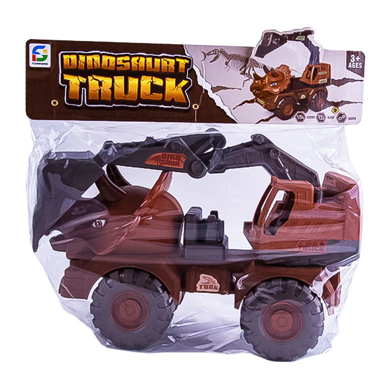 Խաղալիք շինարարական էքսկավատոր ավտոմեքենա Դինոզավր 733-533 3+ 2