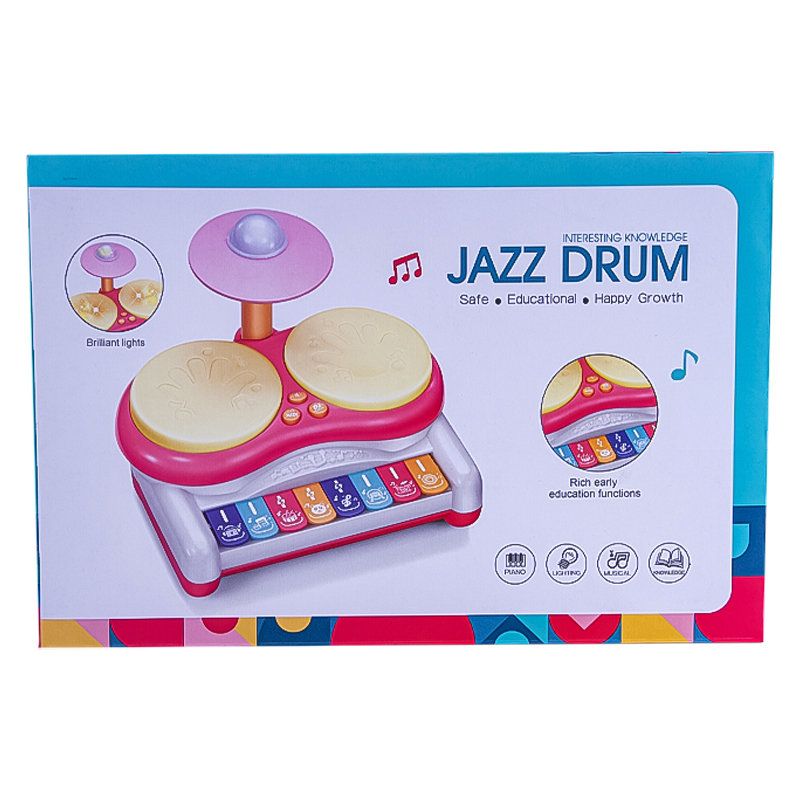 Խաղալիք սինթեզատոր թմբուկով JAZZ DRUM CY-7075B 3+ 2