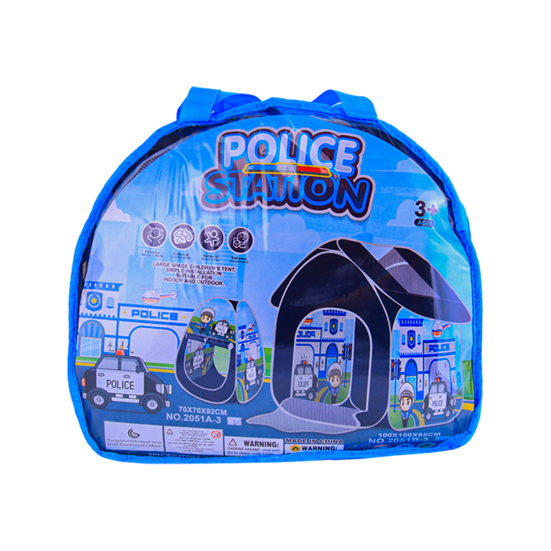 Խաղ վրան-տնակ Police Station 2051A-3 կապույտ 100x100x95սմ 3+