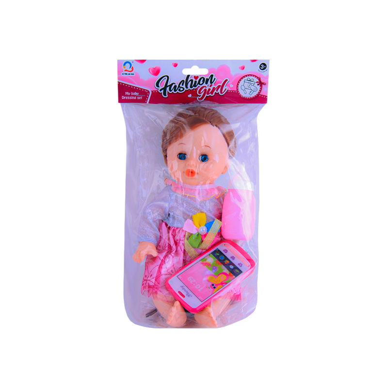 Խաղալիք տիկնիկ Fashion Girl H01-8 հեռախոսով 3+
