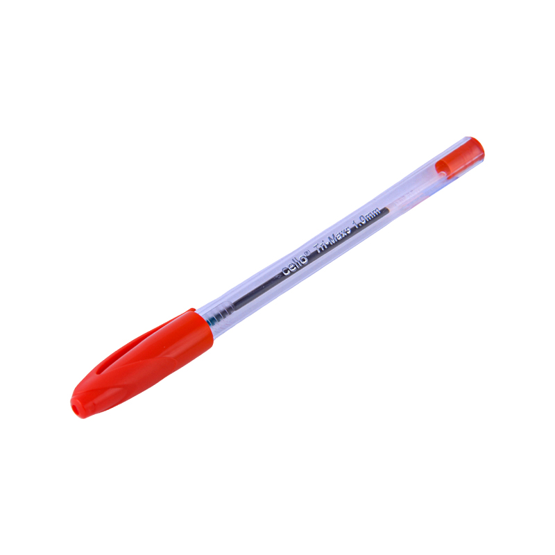 Գրիչ գնդիկավոր զսպանակով Cello CL-1806P կարմիր AG241-29-2