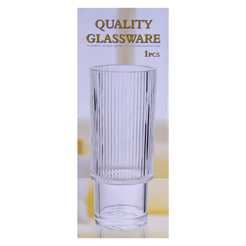 Դեկորատիվ ծաղկաման AG243-1-37 քամելիոն ապակի 12x30սմ 2