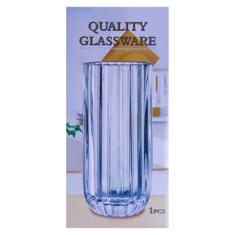 Դեկորատիվ ծաղկաման AG243-1-40 քամելիոն ապակի 10x23սմ 2