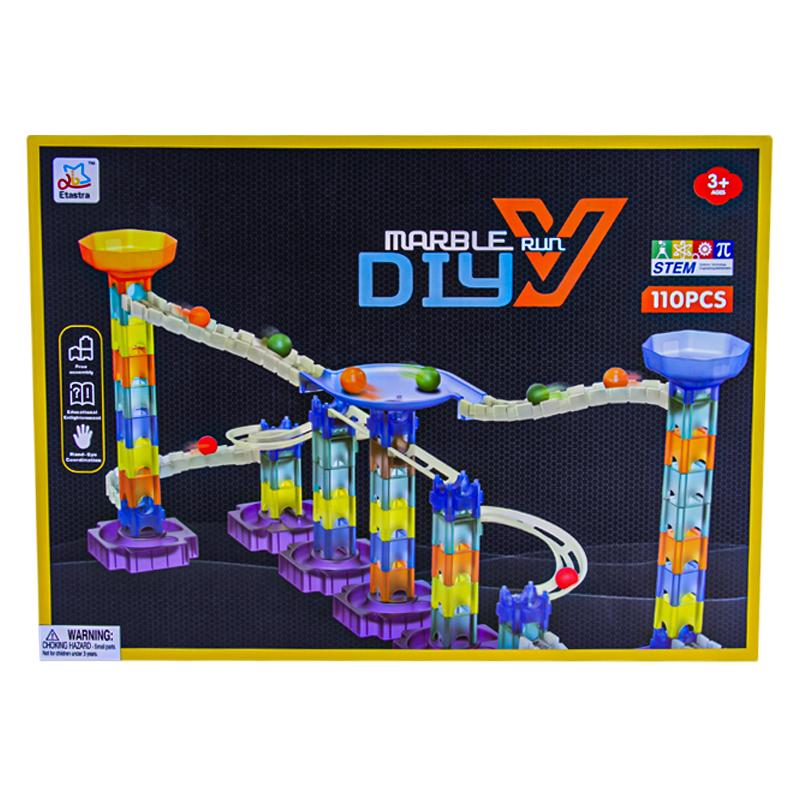 Խաղ պլաստմասե կոնստրուկտոր Marble Run DIY YDXYDX20 շարիկի ճանապարհ սարքելու համար 110 կտոր 3+