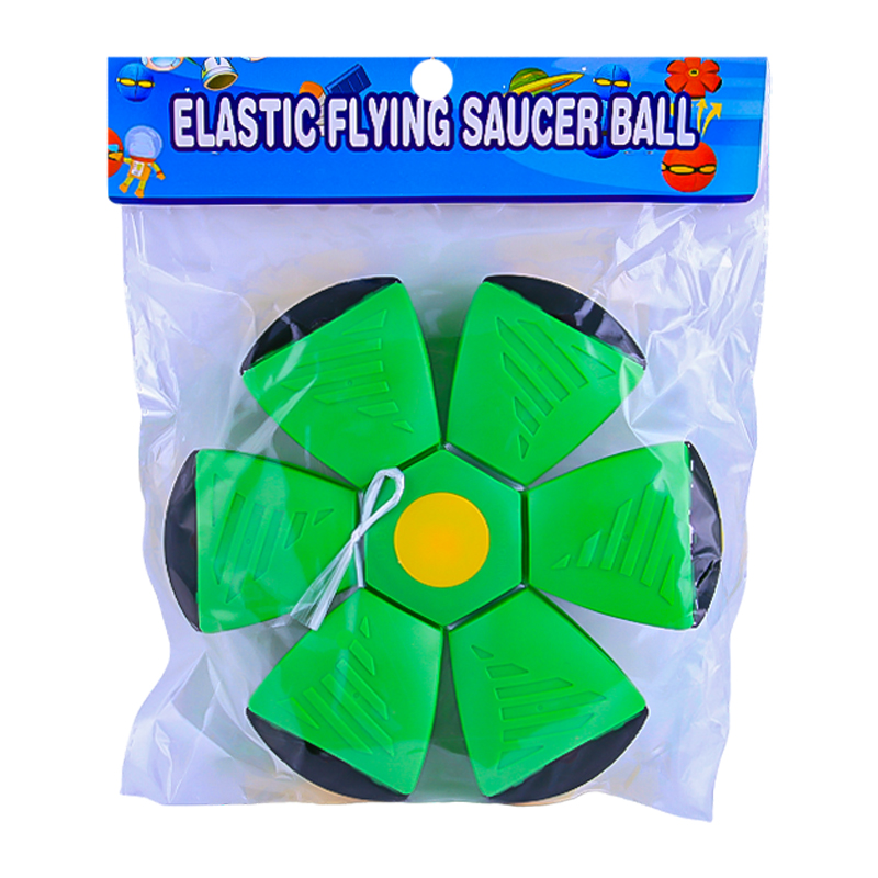 Խաղալիք էլաստիկ թռչող ափսե-գնդակ Fun Toys 8810 լույսով 4+