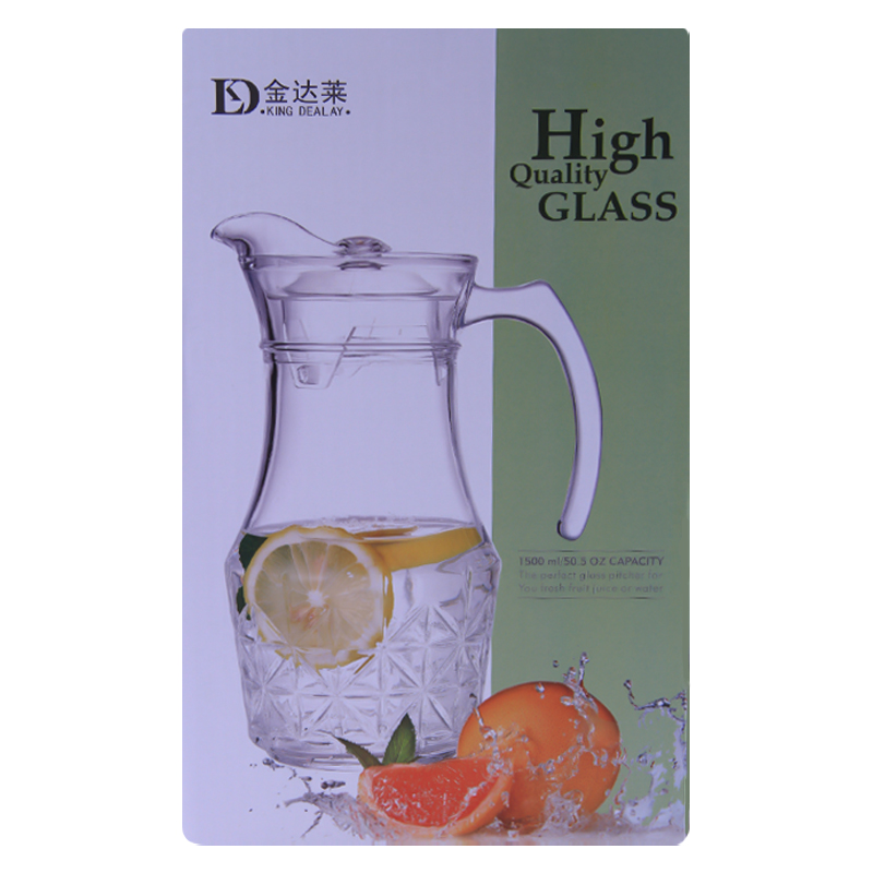 Գրաֆին YZ2-07 միատոն թափանցիկ ապակի պլաստմասսե կափարիչով 1200մլ AG251-8-12 2