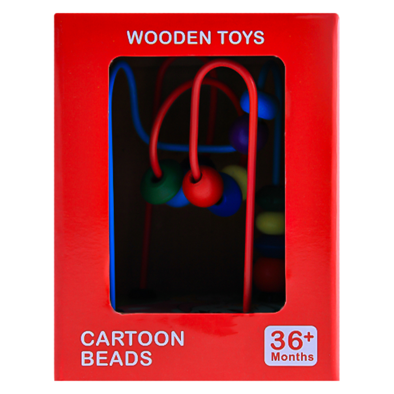 Զարգացնող խաղ փայտե լաբիրինթոս ուլունքներով AG251-29-16 3+ 2