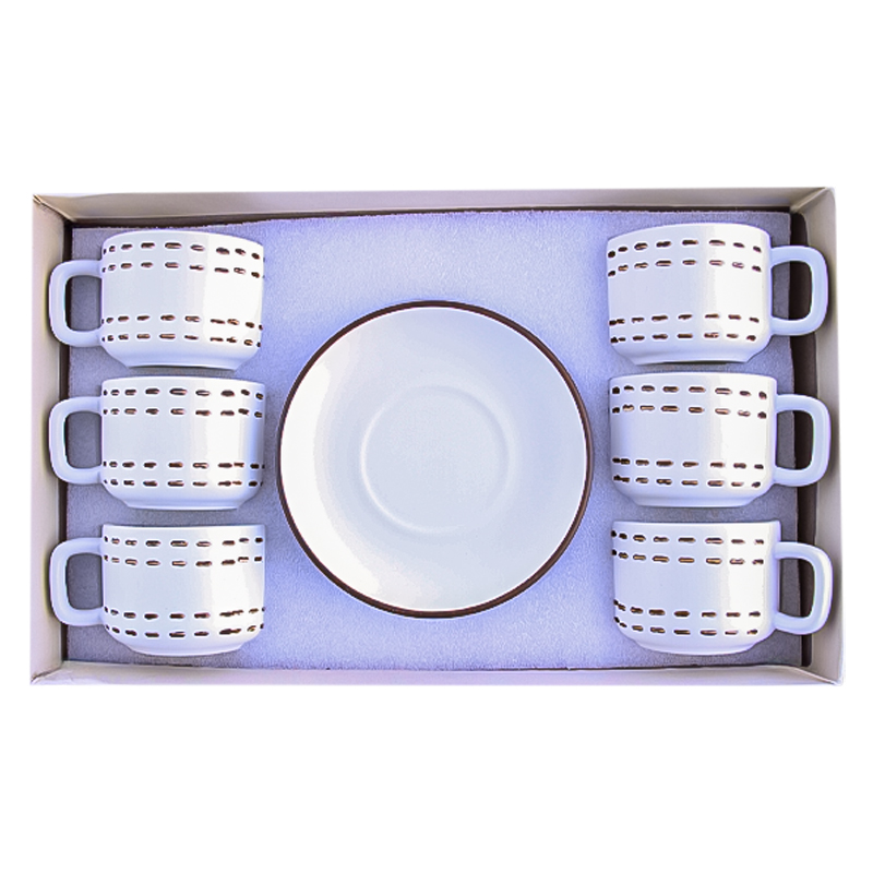 Սուրճի բաժակների հավաքածու AG251-11-6 կերամիկա 6 հատ 2