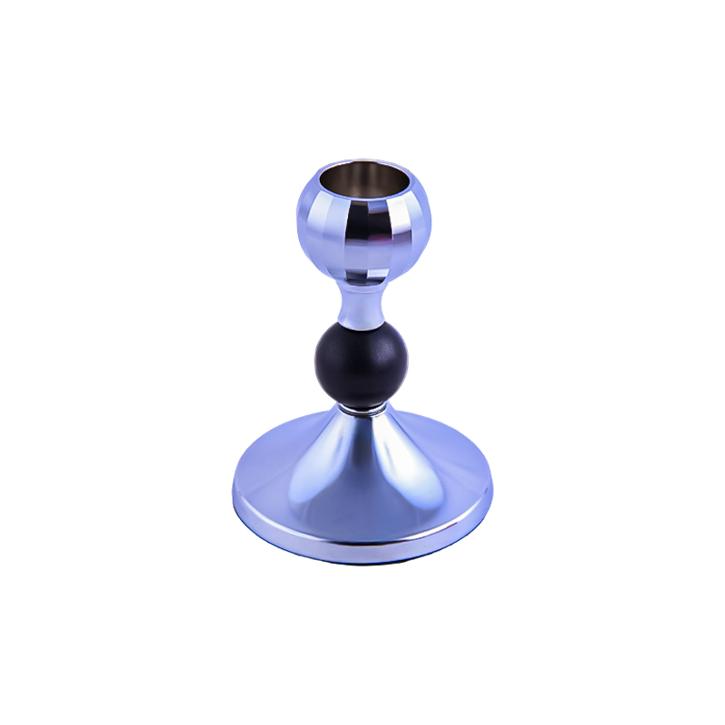 Մոմակալ AG251-22-6 արծաթագույն մետաղ 1 մոմի համար 10սմ