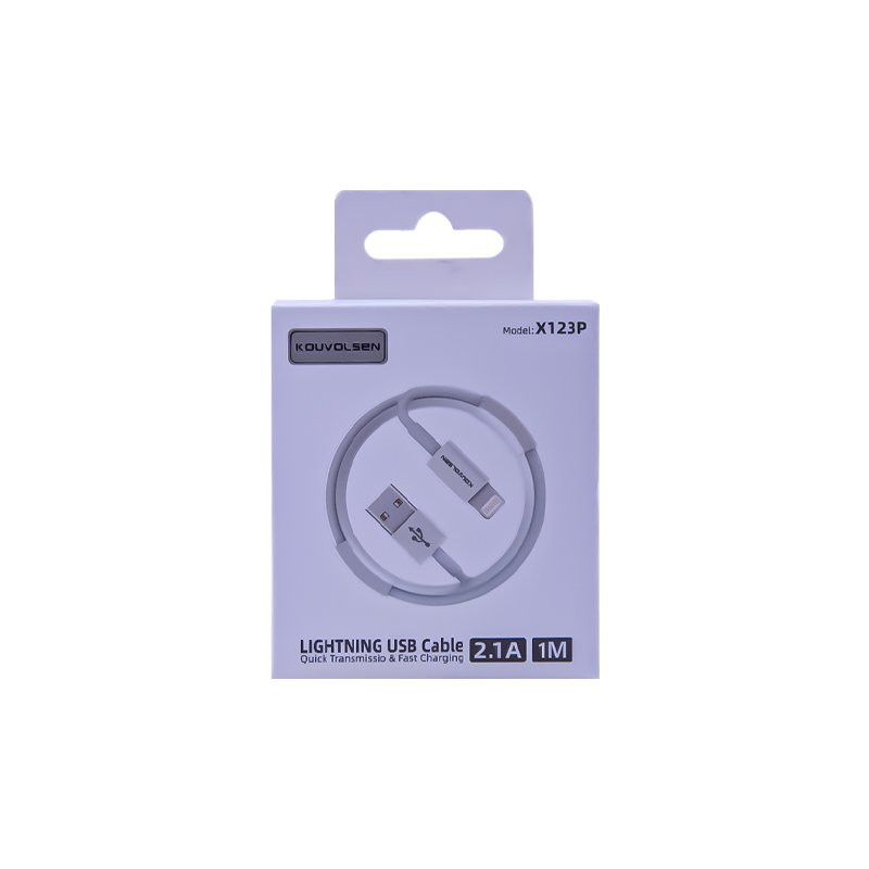 Լիցքավորման լար KOUVOLSEN X123-1M USB/Lightning 1մ AG251-25-2