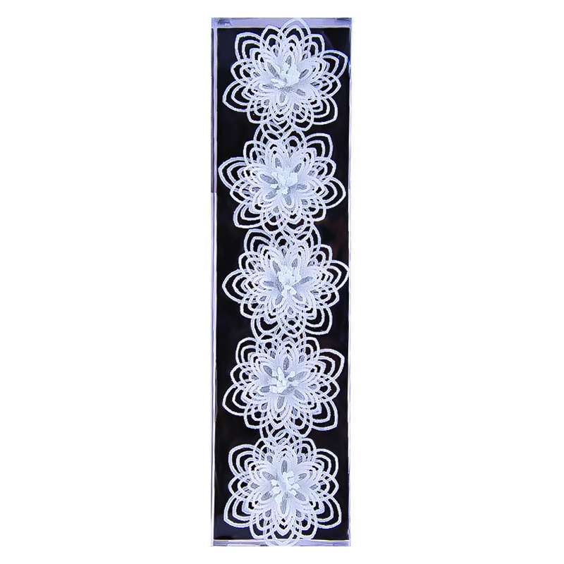 Ամանորյա դեկորատիվ զարդարանքի հավաքածու լոտուսի տեսքով AG25C-1-26 5 հատ