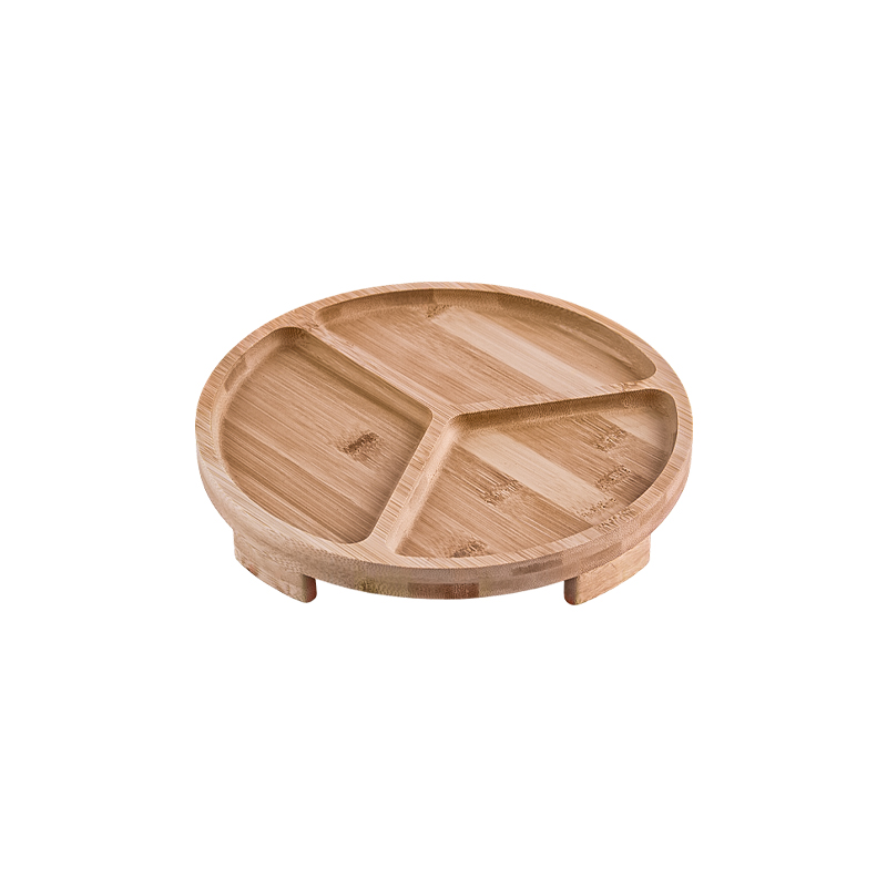 Մատուցարան AG253-30-48 կլոր 3 տեղանոց բամբուկ 24սմ