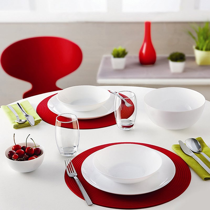 Ապուրի կլոր ափսե Luminarc D6907 Diwali ապակի 20սմ 2