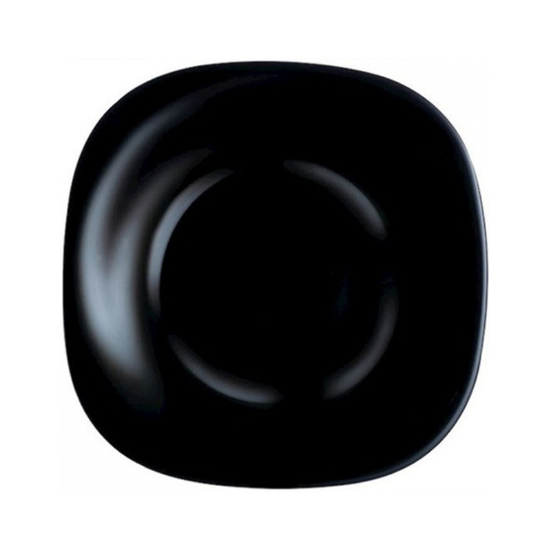 Աղանդերի ափսե Luminarc L9816 Carine սև հարվածադիմացկուն ապակի 19սմ 2