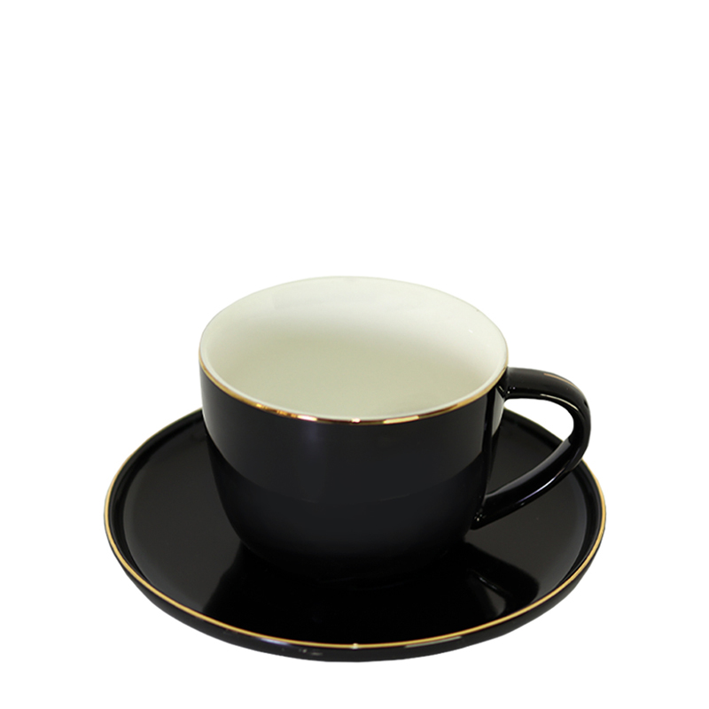 Սուրճի Բաժակ Lotus D02G-C905 90մլ սև փայլուն 6 հատ