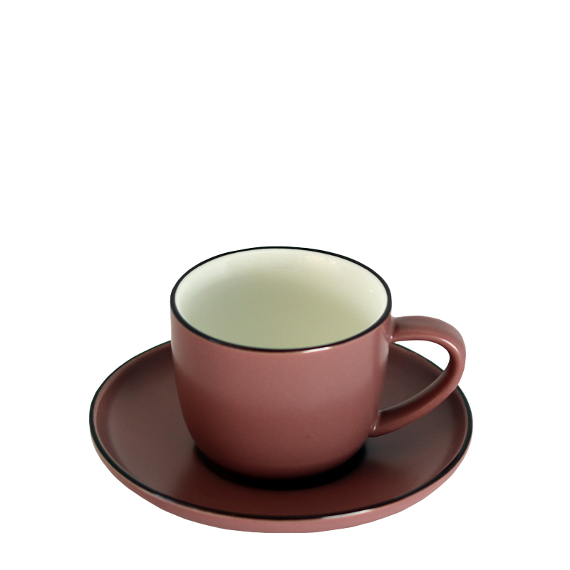 Սուրճի Բաժակ Lotus M08-C905 90մլ մանուշակագույն անփայլ 6 հատ