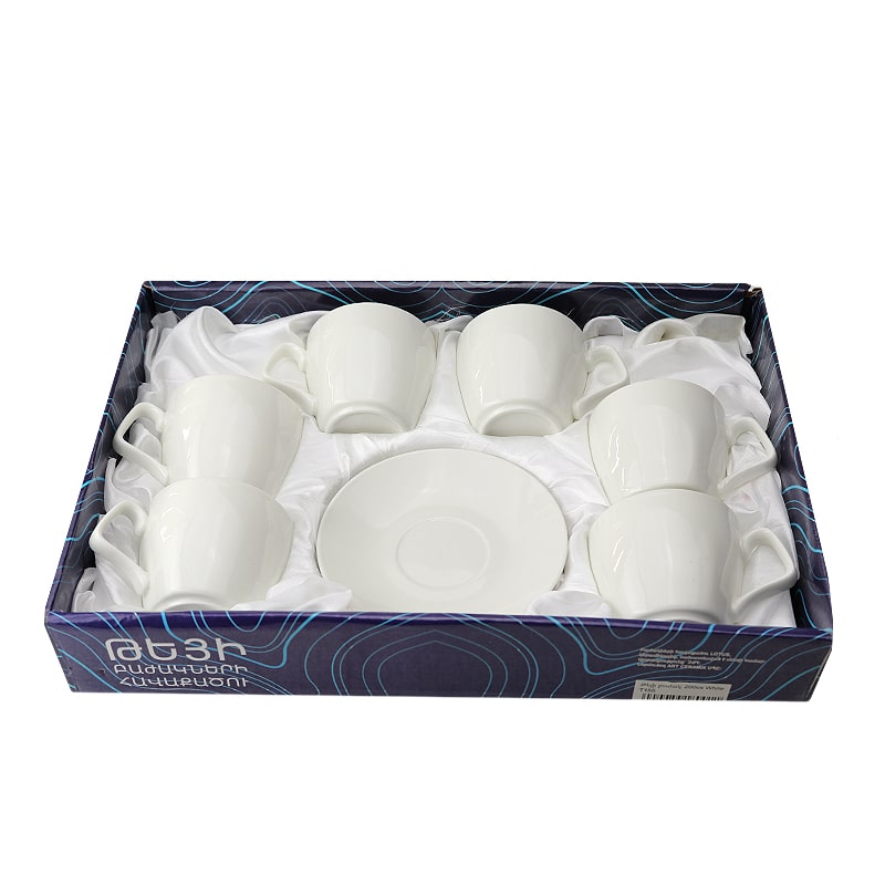 Թեյի բաժակ Lotus T155 կերամիկա 200մլ 6 հատ 2