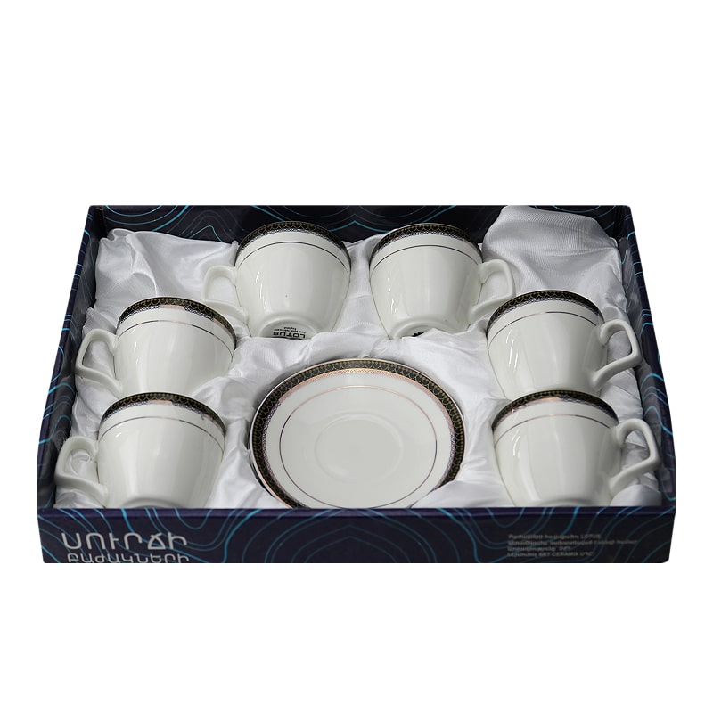 Սուրճի բաժակ Lotus G1724B2 կերամիկա 100մլ 6 հատ 2