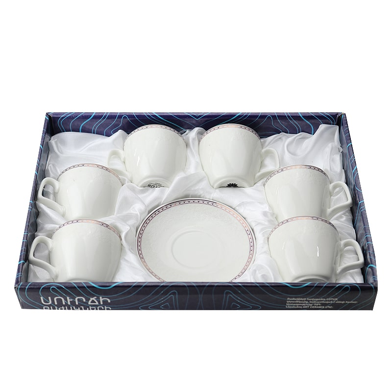 Սուրճի բաժակ Lotus G1964B կերամիկա 100մլ 6 հատ 2