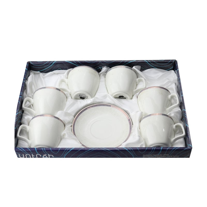 Սուրճի բաժակ Lotus G1966B կերամիկա 100մլ 6 հատ 2