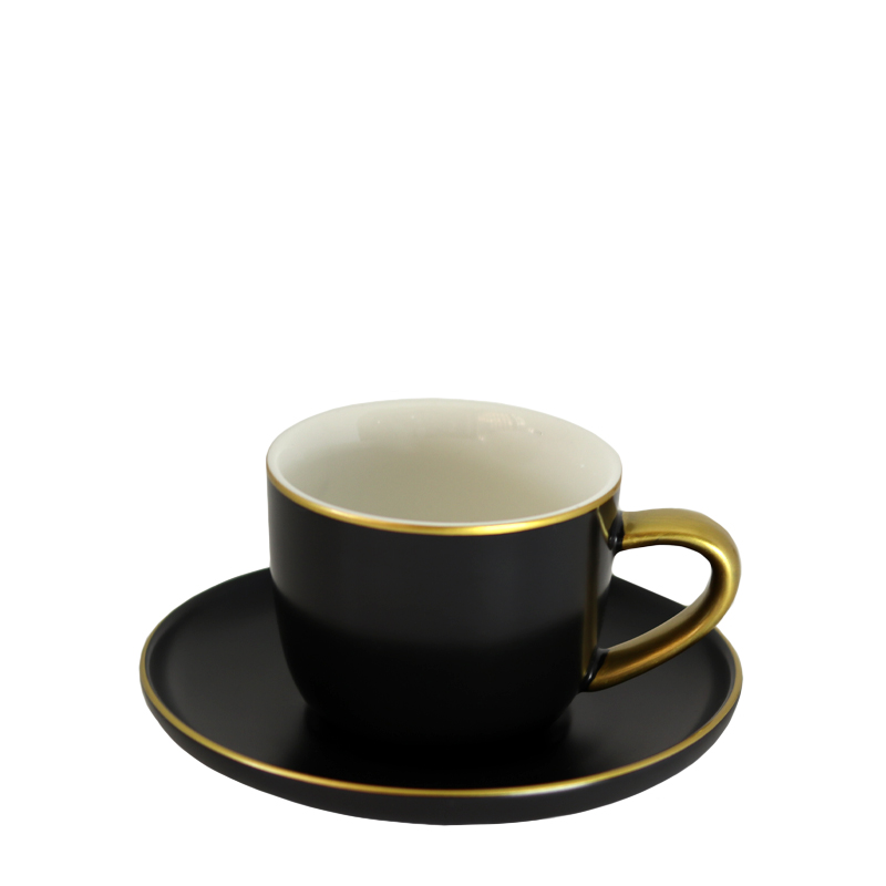 Սուրճի Բաժակ Lotus M02H-C905 90մլ սև անփայլ 6 հատ