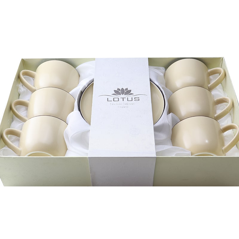 Թեյի բաժակ Lotus M12H-C904 կերամիկա 240մլ 6 հատ 2