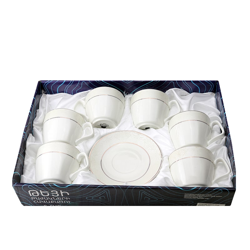 Թեյի բաժակ Lotus G1874B T155 կերամիկա 200մլ 6 հատ 2