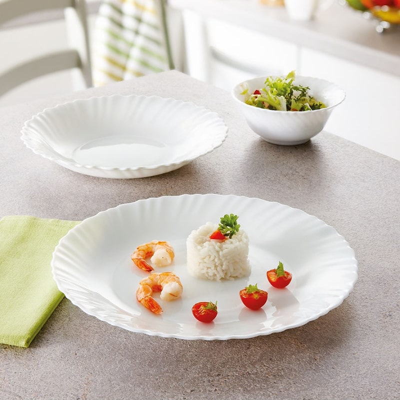 Ապուրի կլոր ափսե Luminarc 11368 Feston ապակի 21սմ 2