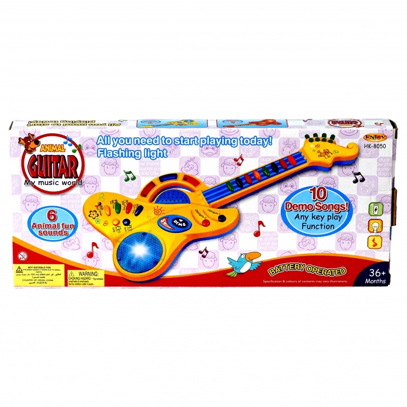 Խաղ Կիթառ ANIMAL YQ1105008 10 Երգ Մարտկոց