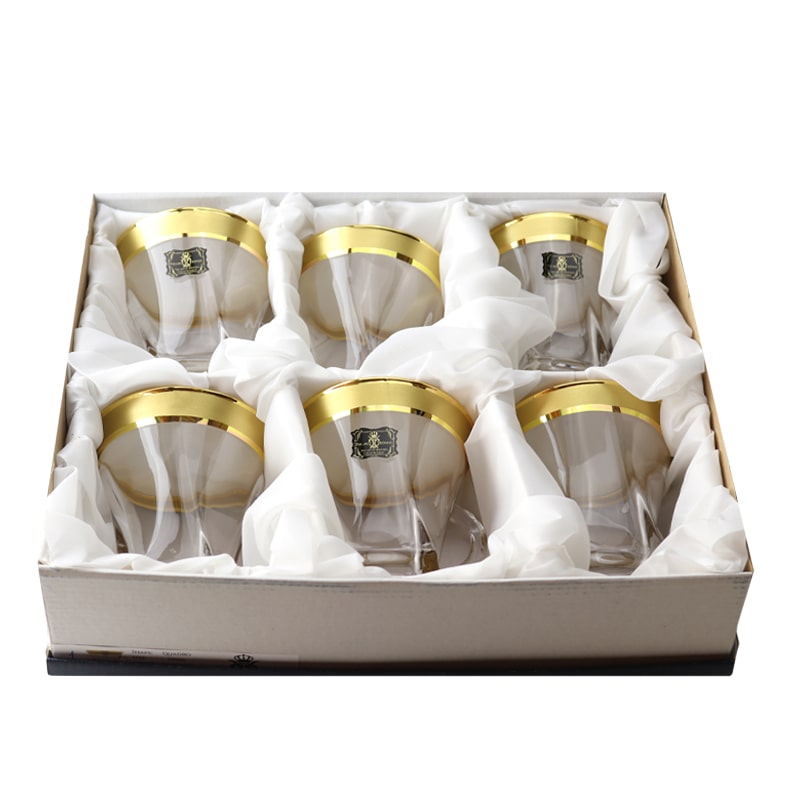 Լատտեի, թեյի բաժակ Pallme Konig Չեխական ապակի 6 հատ 2