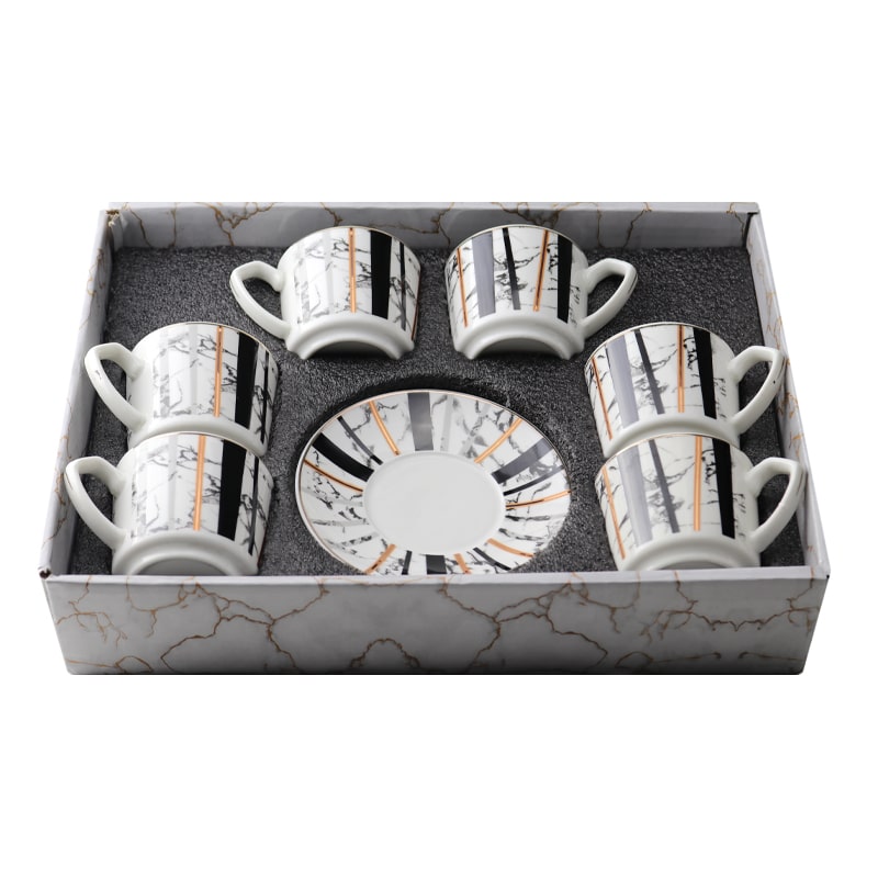 Սուրճի բաժակ AV-9856 կերամիկա 6 հատ 2