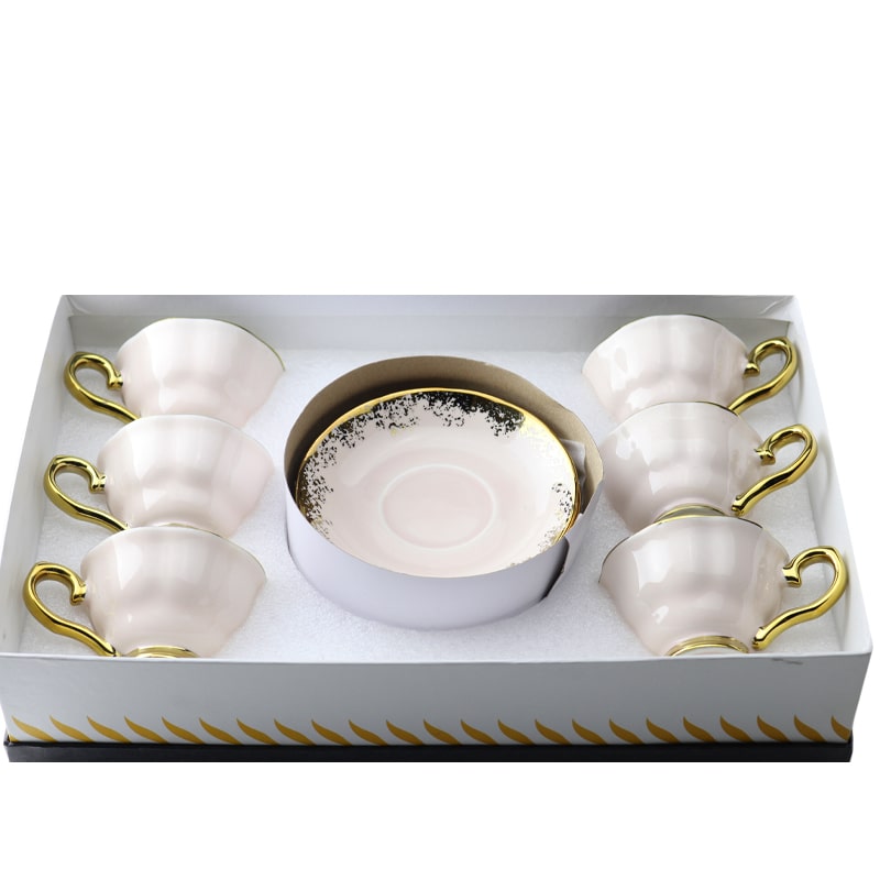 Սուրճի բաժակ P.R.C 01424 վարդագույն 6 հատ 2