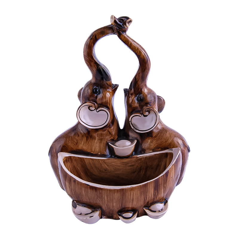 Հուշանվեր վազ արձանիկ փղեր կնճիթներով կամար արած 108 N162