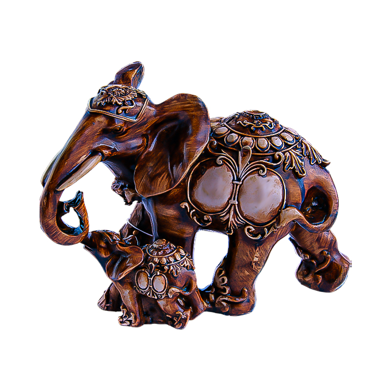 Հուշանվեր արձանիկ փիղը ձագի հետ 108 N171 20սմ