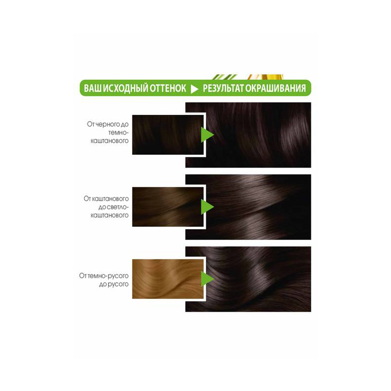 Մազի ներկ Garnier Color Naturals «3.12 սառը մուգ շագանակ» 110մլ 2