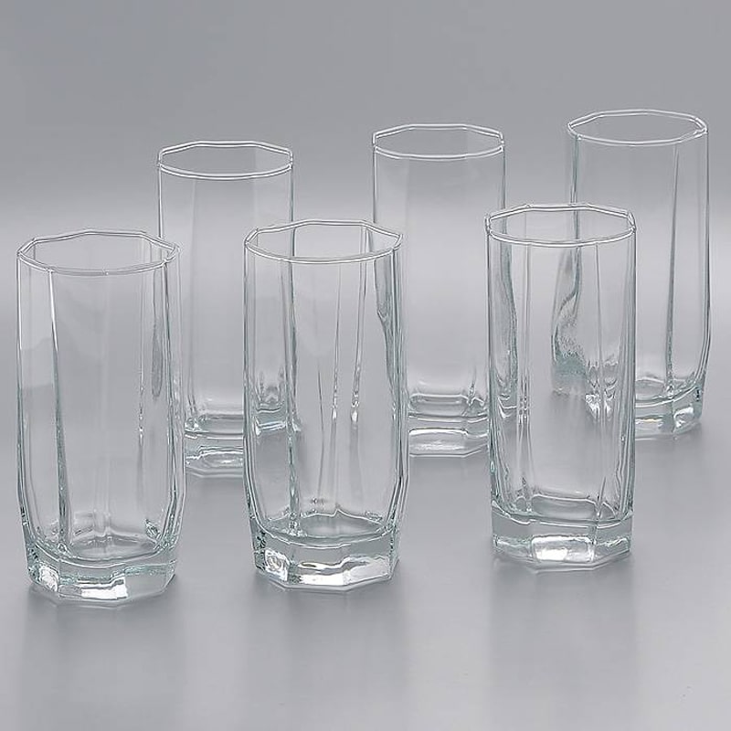 Հյութի բաժակ 42858 Hisar ապակի 210մլ 6 հատ 2