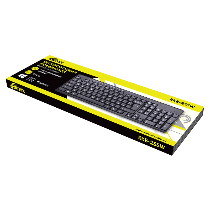 Ստեղնաշար Ritmix RKB-255W Անլար 4