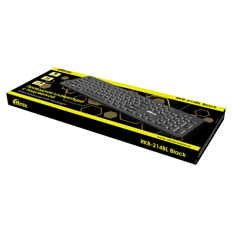 Ստեղնաշար Ritmix RKB-214BL 3