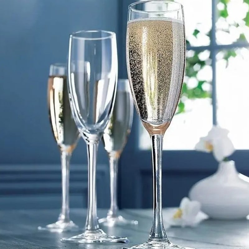 Շամպայնի բաժակ Luminarc H8161 Signature ապակի 170մլ 6 հատ 2