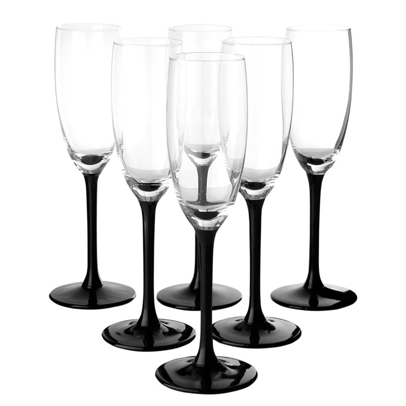 Շամպայնի բաժակ Luminarc H8167 Domino ապակի 170մլ 6 հատ 2