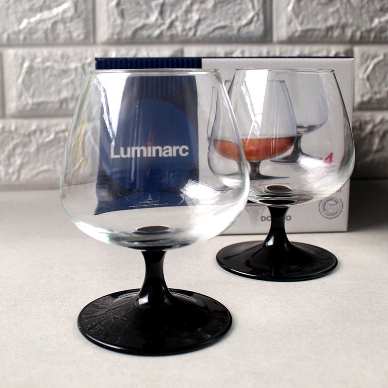 Կոնյակի բաժակ Luminarc J3030 Domino ապակի 410մլ 4 հատ 2